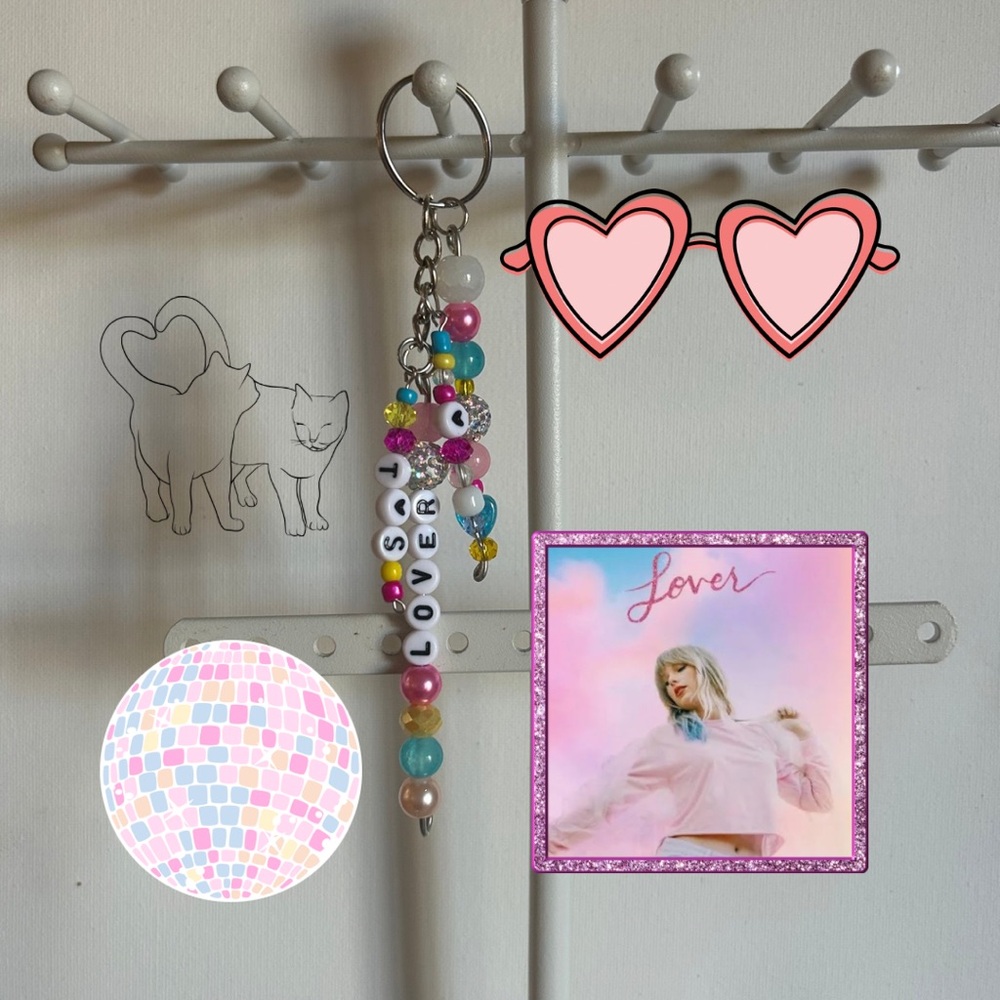 Taylor Swift Multicolor Beaded Key Holder